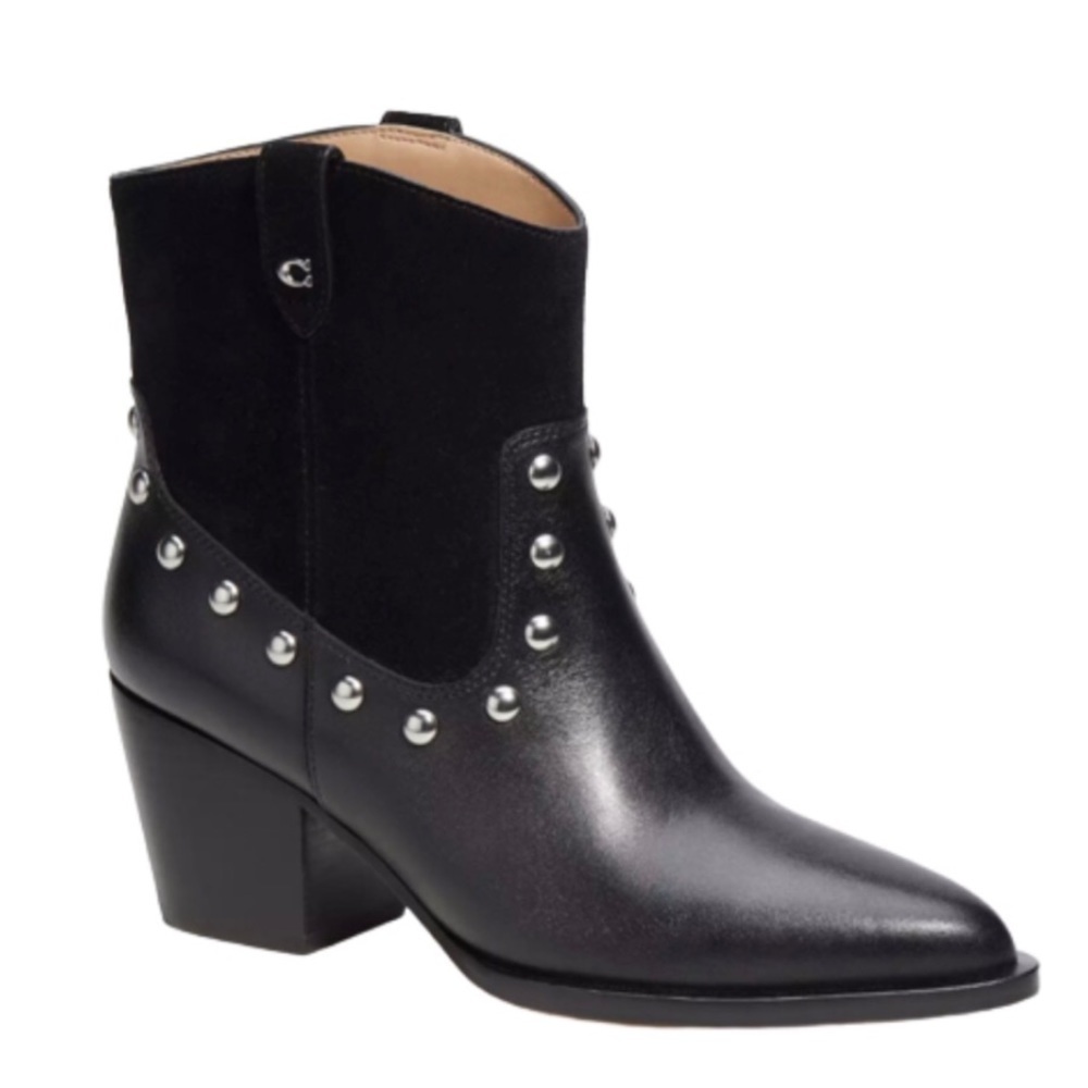 Coach Black Pauline Booties BRAND NEW NWT - Picture 7 of 7
